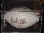 Marcus Allen Autographed Football-GAI (Oakland Raiders)